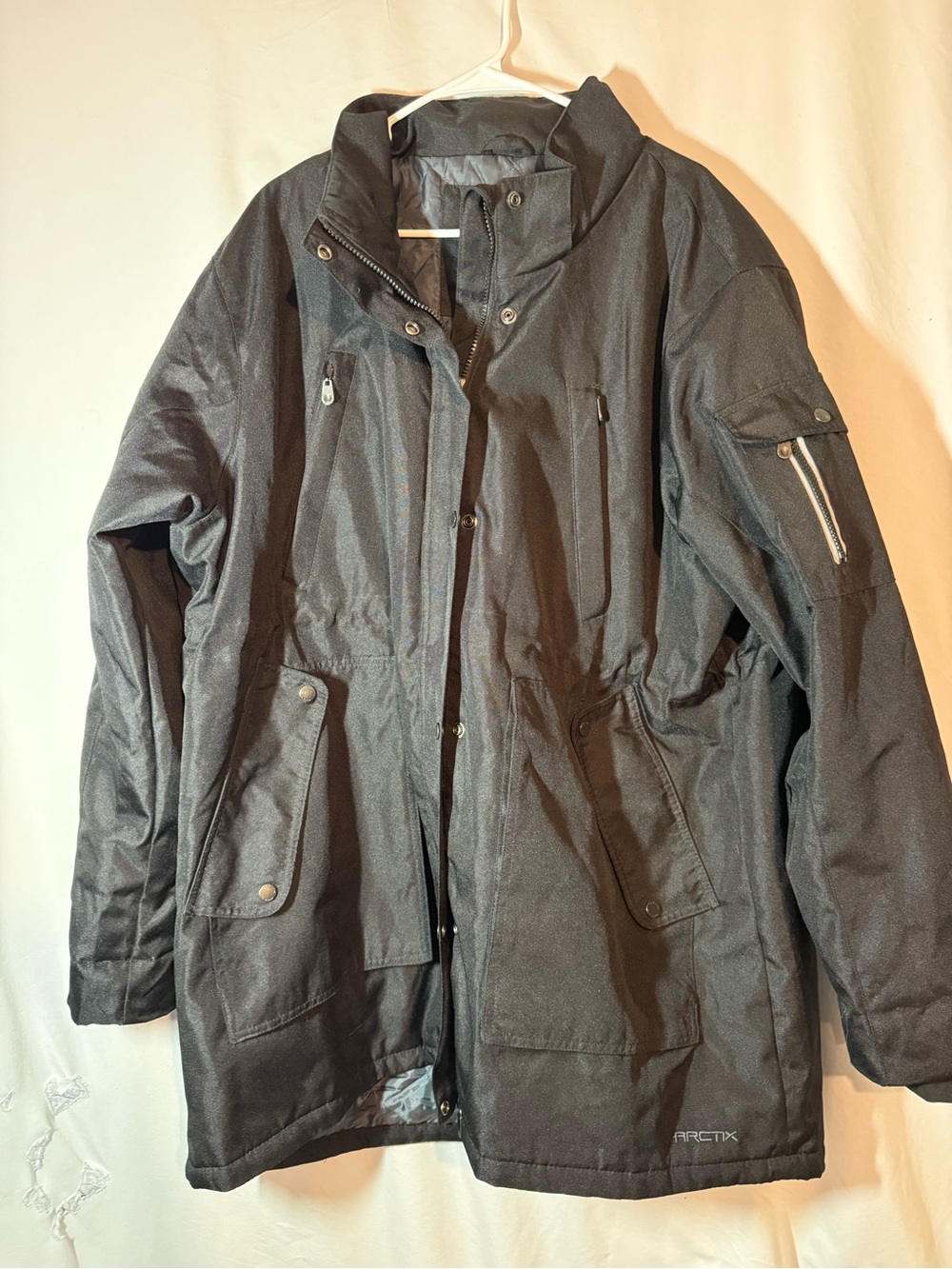 Arctix Women’s 3X Black Insulated Winter Parka Coat Waterproof Ski Snow Jacket